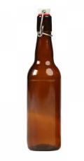 Бутылка пивная коричневое стекло 750 мл. с бугельной пробкой