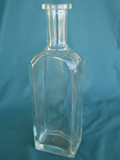 Бутылка стеклянная "Квадрат" 500 мл.